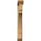 Ekena Millwork Merced Slat Rough Sawn Bracket w/ Offset Brace, Western Red Cedar, 6"W x 36"D x 48"H BKT0604X36X48MRC06RWR - alternate 4